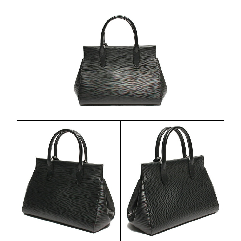 Louis Vuitton Noir Leather Black Marly Epi handbag